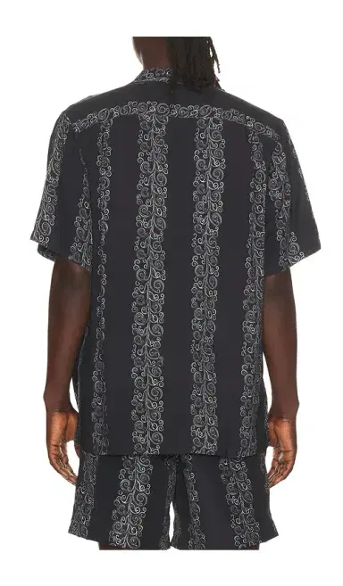 BATHER Black Fiesta Printed Camp Shirt | Thumbnail 2
