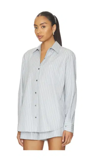LESET Yoshi Stripe Classic Button Down | Thumbnail 2 LESET Yoshi Stripe Classic Button Down | Thumbnail 2