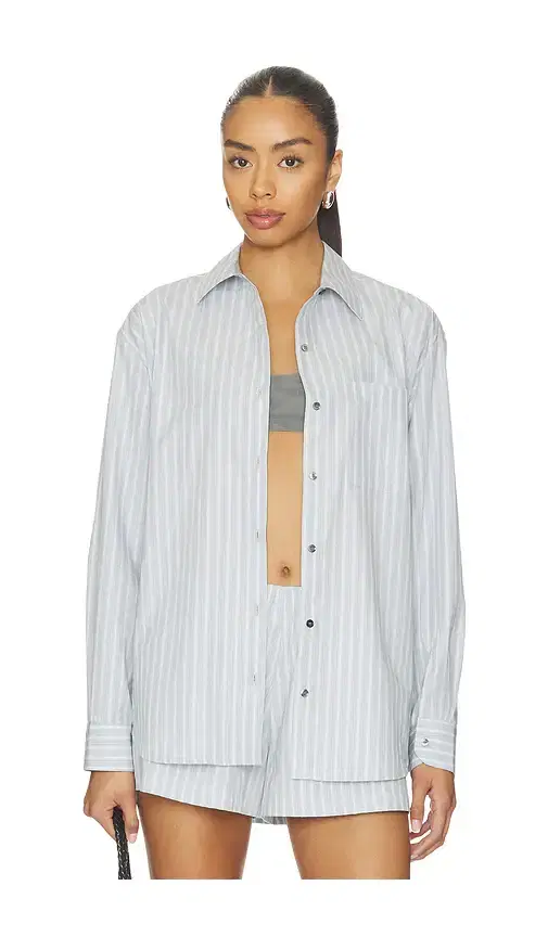 LESET Yoshi Stripe Classic Button Down