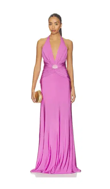 PatBo Gisele Jersey Back Slit Maxi Dress | Thumbnail 1 PatBo Gisele Jersey Back Slit Maxi Dress | Thumbnail 1