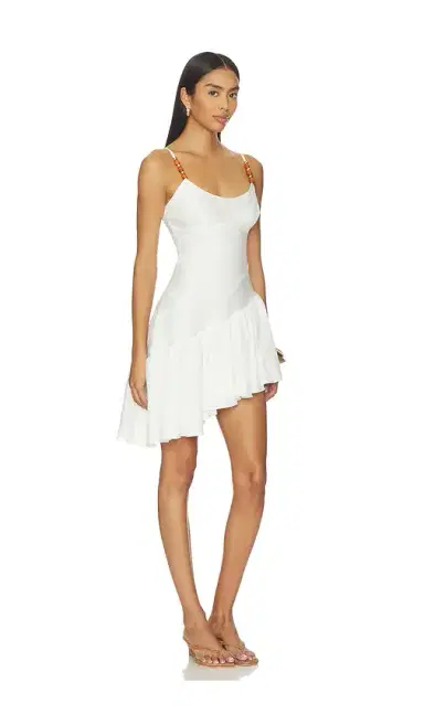 MORE TO COME Mahika Asymmetrical Mini Dress | Thumbnail 2