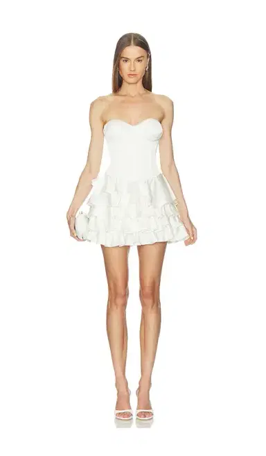 Runaway The Label Tabitha Bustier Ruffle Mini Dress | Thumbnail 1
