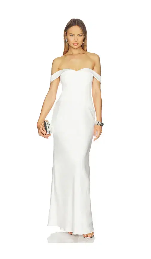 Ebony Off Shoulder Maxi Dress