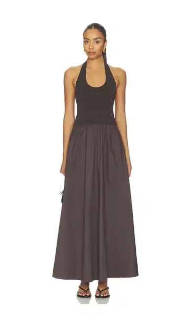 St. Agni Halter Gathered Dress | Thumbnail 2 St. Agni Halter Gathered Dress | Thumbnail 2