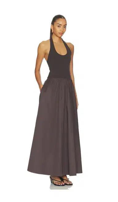St. Agni Halter Gathered Dress | Thumbnail 1 St. Agni Halter Gathered Dress | Thumbnail 1