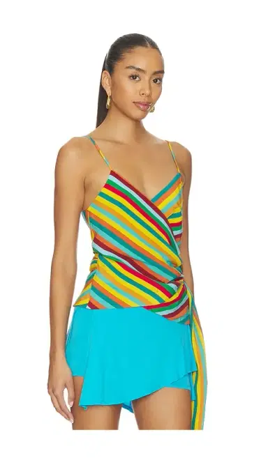 SIMONMILLER Marlowe Crepe Tie Tank Top | Thumbnail 2