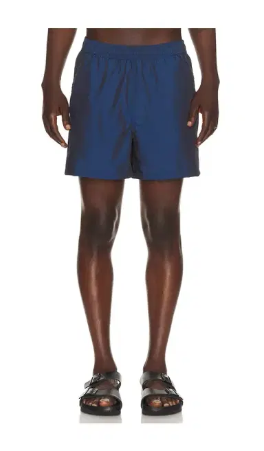 BATHER Iridescent Sapphire Swim Trunks | Thumbnail 1