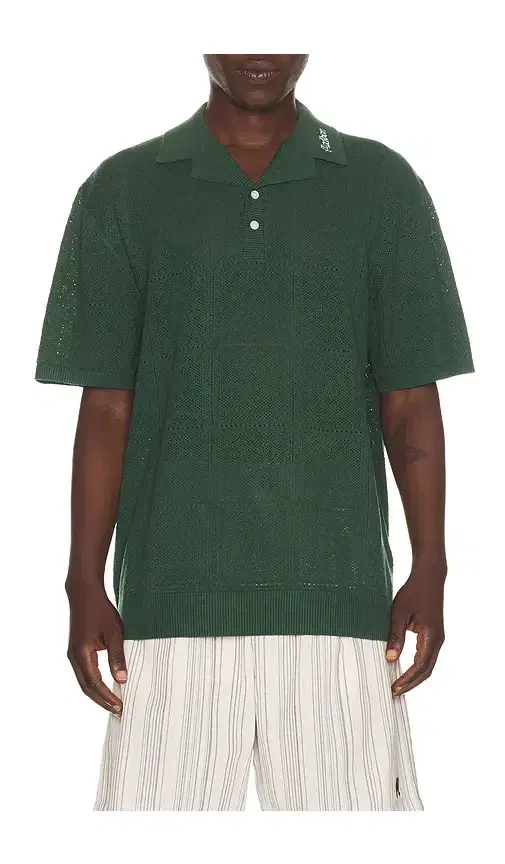 Resort Crochet Polo