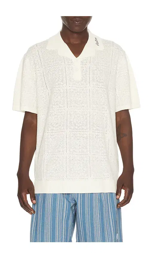 Resort Crochet Polo