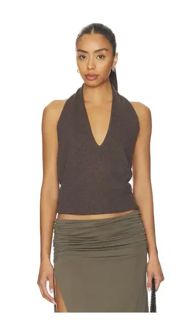 St. Agni Fine Merino Halter Top | Thumbnail 1