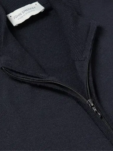 John Smedley Claygate Slim-Fit Merino Wool Zip-Up Cardigan - Men | Thumbnail 4 John Smedley Claygate Slim-Fit Merino Wool Zip-Up Cardigan - Men | Thumbnail 4