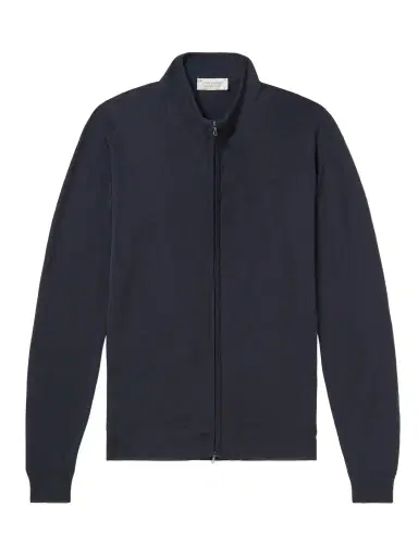 John Smedley Claygate Slim-Fit Merino Wool Zip-Up Cardigan - Men | Thumbnail 1 John Smedley Claygate Slim-Fit Merino Wool Zip-Up Cardigan - Men | Thumbnail 1