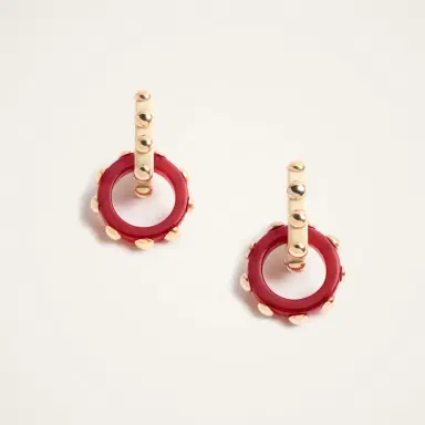 La DoubleJ Double Hoop Earrings | Thumbnail 3 La DoubleJ Double Hoop Earrings | Thumbnail 3