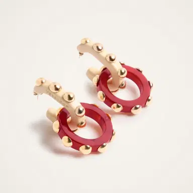 La DoubleJ Double Hoop Earrings | Thumbnail 4 La DoubleJ Double Hoop Earrings | Thumbnail 4