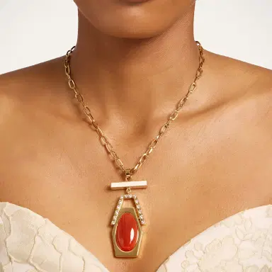La DoubleJ Embellished Portal Necklace | Thumbnail 2 La DoubleJ Embellished Portal Necklace | Thumbnail 2