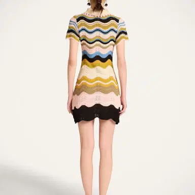 La DoubleJ Chevron Mini Dress | Thumbnail 2 La DoubleJ Chevron Mini Dress | Thumbnail 2