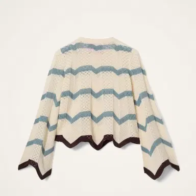 La DoubleJ Chevron Crop Sweater | Thumbnail 5 La DoubleJ Chevron Crop Sweater | Thumbnail 5