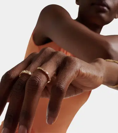 Suzanne Kalan 18kt yellow gold ring with diamonds | Thumbnail 4