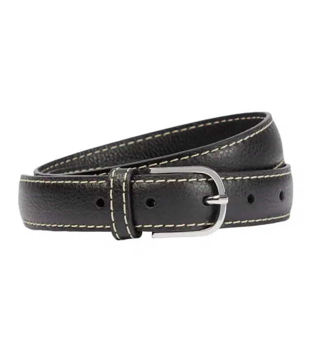 Leather belt