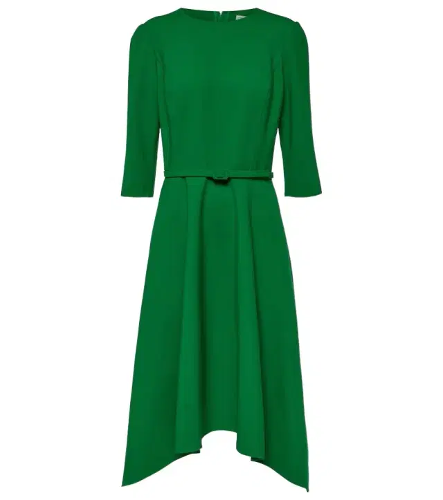 Oscar de la Renta Wool-blend midi dress