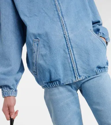 Prada Logo denim jacket | Thumbnail 4