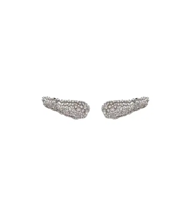 Ananya Scatter 18kt white gold earrings with diamonds