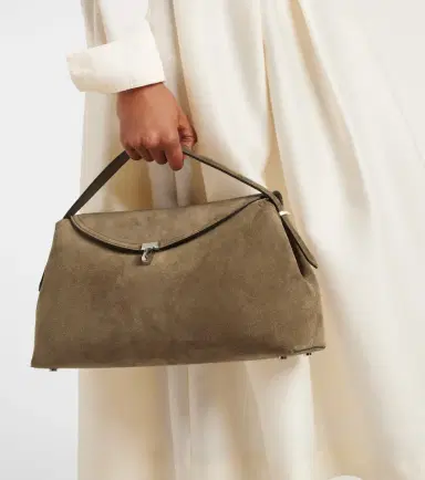 TOTEME T-Lock suede tote bag | Thumbnail 5 TOTEME T-Lock suede tote bag | Thumbnail 5