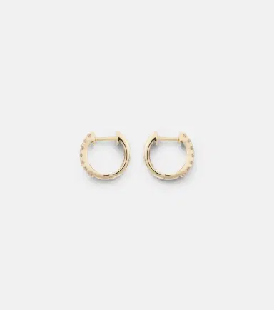 STONE AND STRAND Twin 14kt gold earrings with diamonds | Thumbnail 2