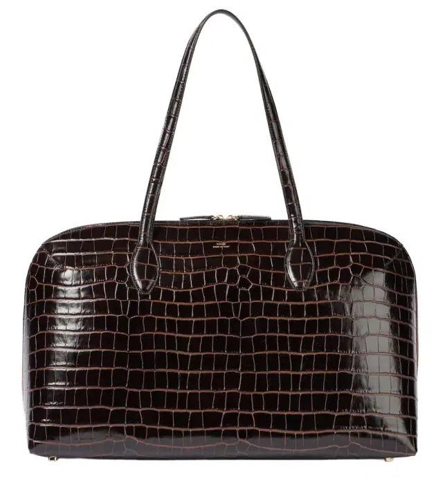 Toteme Croc-effect leather tote bag