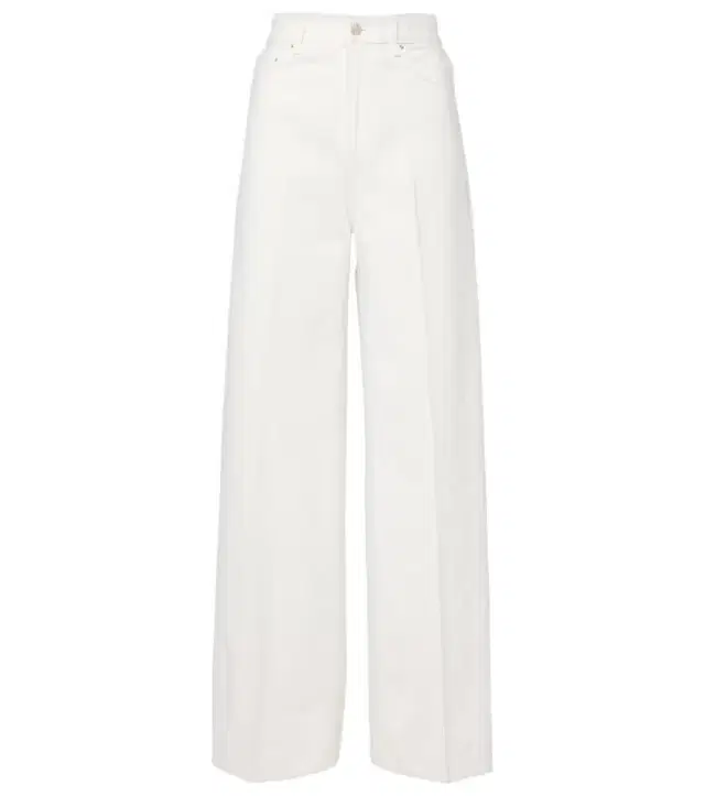 High-rise wide-leg jeans