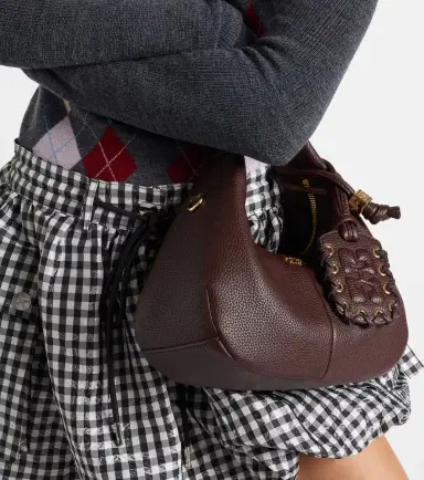 Ganni Mini tote bag | Thumbnail 5 Ganni Mini tote bag | Thumbnail 5