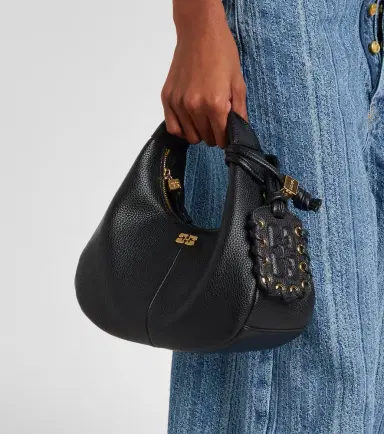 Ganni Mini tote bag | Thumbnail 4 Ganni Mini tote bag | Thumbnail 4