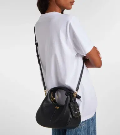 Ganni Mini tote bag | Thumbnail 5 Ganni Mini tote bag | Thumbnail 5