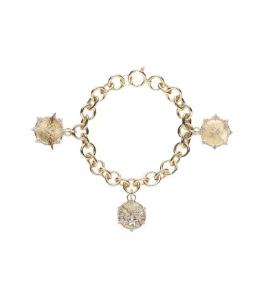 Foundrae Resilience and Blossom 18kt gold bracelet with diamonds | Thumbnail 1