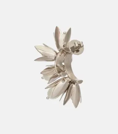 Simone Rocha Floral faux pearls hoop earrings | Thumbnail 4