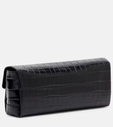 TOTEME T-Clutch Small croc-effect leather clutch | Thumbnail 3 TOTEME T-Clutch Small croc-effect leather clutch | Thumbnail 3