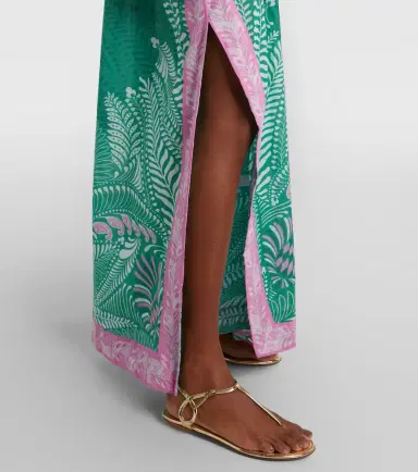 Poupette St Barth Sol printed cotton kaftan | Thumbnail 3
