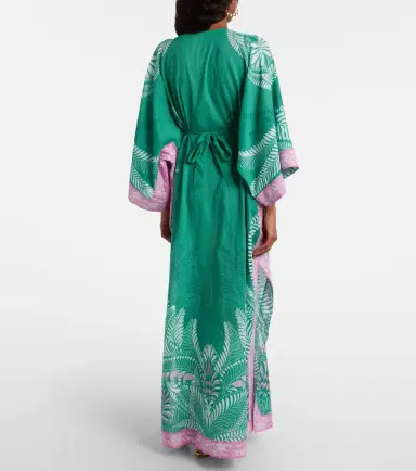 Poupette St Barth Sol printed cotton kaftan | Thumbnail 4