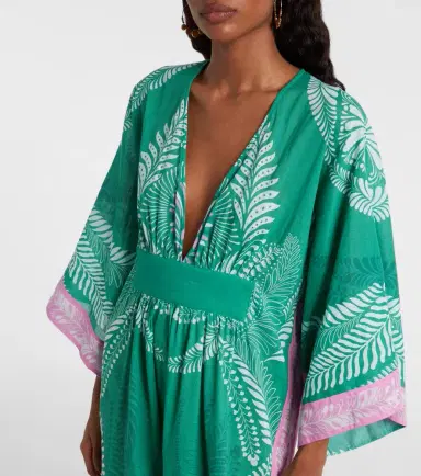 Poupette St Barth Sol printed cotton kaftan | Thumbnail 6