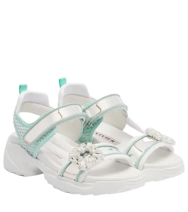 Roger Vivier Viv' Run embellished sandals