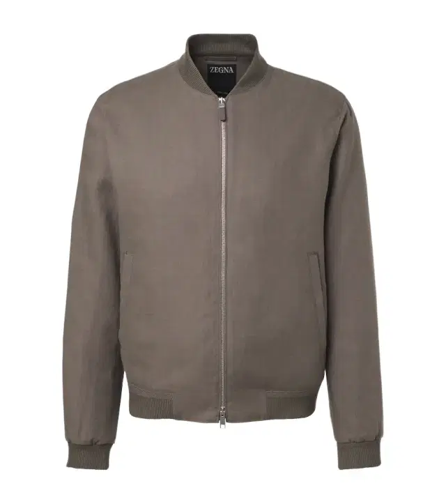 Linen bomber jacket
