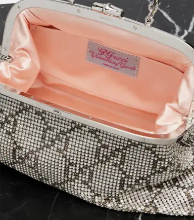 Gucci GG Medium crystal-embellished clutch | Thumbnail 4 Gucci GG Medium crystal-embellished clutch | Thumbnail 4
