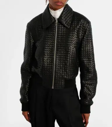 Bottega Veneta Intrecciato leather jacket | Thumbnail 8 Bottega Veneta Intrecciato leather jacket | Thumbnail 8