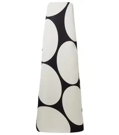 Dries Van Noten Polka dots satin gown | Thumbnail 1 Dries Van Noten Polka dots satin gown | Thumbnail 1
