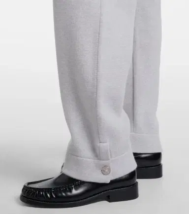 God's True Cashmere Cashmere straight pants with rose quartz | Thumbnail 2 God's True Cashmere Cashmere straight pants with rose quartz | Thumbnail 2