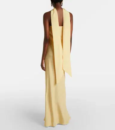 Rodarte Scarf-detail floral silk crêpe gown | Thumbnail 2 Rodarte Scarf-detail floral silk crêpe gown | Thumbnail 2