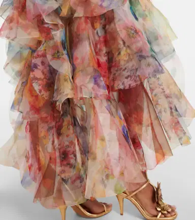 Zimmermann Luna floral ruffled midi dress | Thumbnail 5