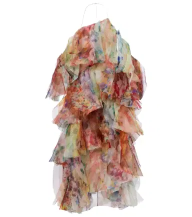 Zimmermann Luna floral ruffled midi dress | Thumbnail 1