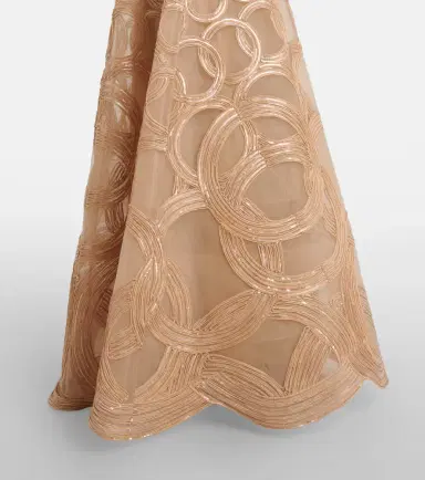 Elie Saab Embellished tulle bustier gown | Thumbnail 4