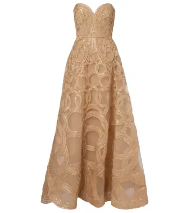 Elie Saab Embellished tulle bustier gown | Thumbnail 1